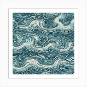 Sea Waves Art Print