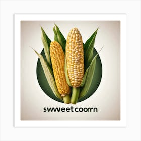 Sweetcorn As A Logo (43) Art Print