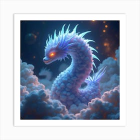 SkyDragon Art Print