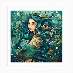 Mermaid 5 Art Print