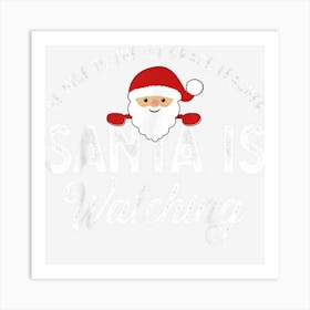 Be Nice To The 1st Grade Teacher Funny Christmas Teacher Art Print