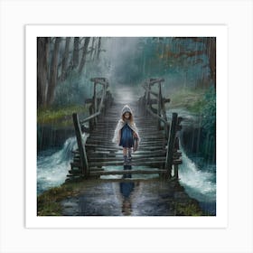 Girl Br3 Art Print