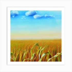 A Cornfield 1 Art Print