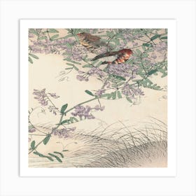 Birds On A Branch 1 Art Print