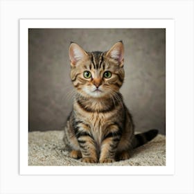 British Shorthair Kitten Art Print