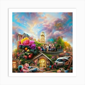 Lolabee Villa Art Print