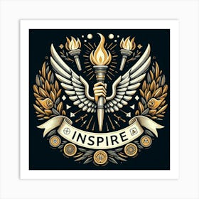 Inspire Logo Art Print