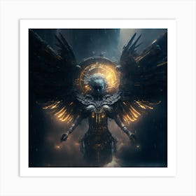 Angel Of The Sky Art Print