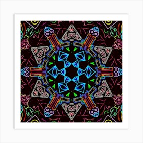 Psychedelic Mandala 27 Poster