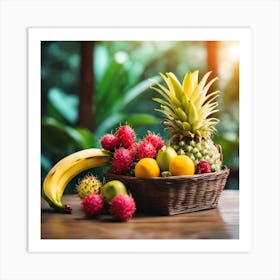 Tropical Harvest: Vibrancy and Vitality Art Print