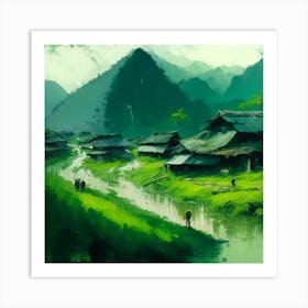 The Mountain Side Art Print