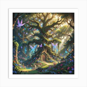 Fairy Forest Art Print