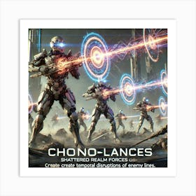 Chrono Guardians Chrono Lances Art Print