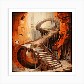 Stairway To Hell 1 Art Print
