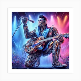 King Of Rock And Roll 1 Art Print