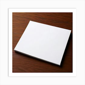 Blank Notepad Art Print