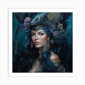 Mermaid 4 Art Print