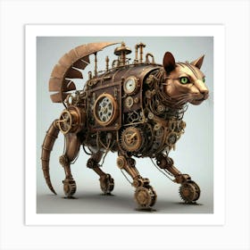 Steampunk Creatures Art Print