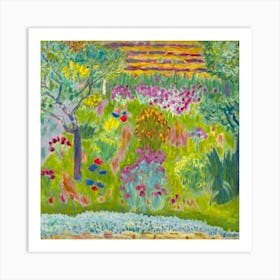 Garden By Person Art Print