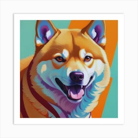 Cute Shiba Inu Art Print