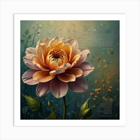 Dahlia 12 Art Print