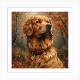 Golden Retriever Art Print