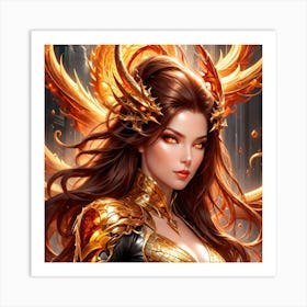 Golden Demon hik Art Print