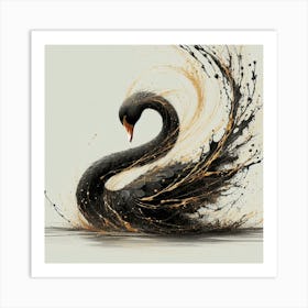 Black Swan Art Print