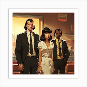 Pulp Fiction 3 Art Print