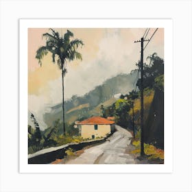 Misty Madeira - expressionism 2 Art Print