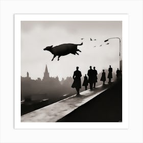 One Of The Flying Animals Art Print