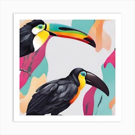 Toucans Art Print