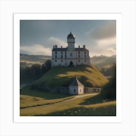 Castle On A Hill Art Print