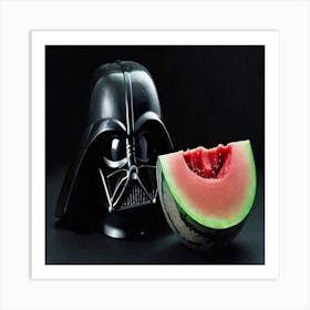 Darkside of the Melon Art Print