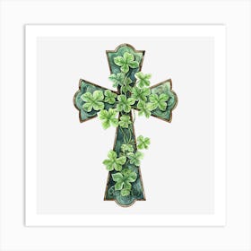 Shamrock Cross 2 Art Print