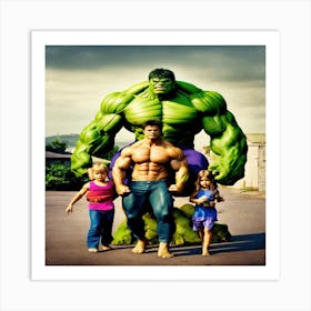 Incredible Hulk Art Print