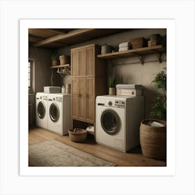 Default Default Vintage And Retro Laundry Aestethic 0 (1) Art Print