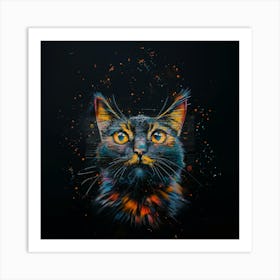 Urban Feline Art Print