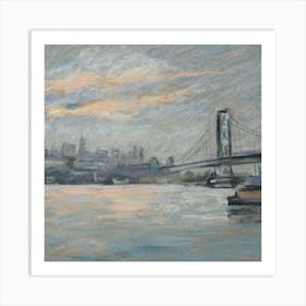 San Francisco Bay Bridge Art Print