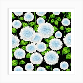 Chrysanthemums 42 Art Print