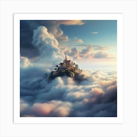 Castle In The Clouds 1 Art Print