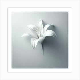 White Lily 5 Art Print