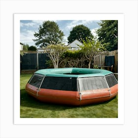 Inflatable Pool Art Print