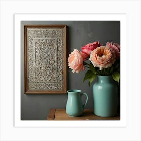 Carved Wall Art Art Print