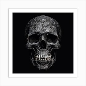 Skull Of A Man Art Print