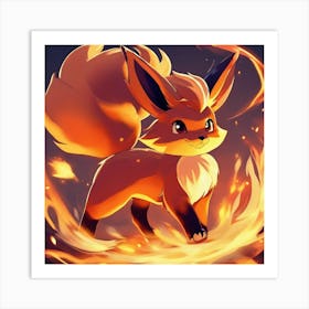 Pokemon Fox 3 Art Print