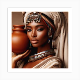 Beautiful African Woman Art Print