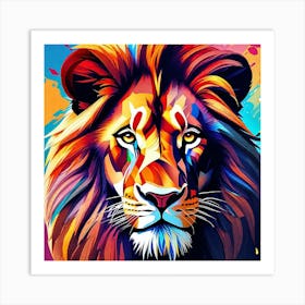 Lion Painting 79 Art Print