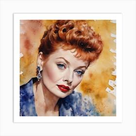 Lucille Ball Art Print