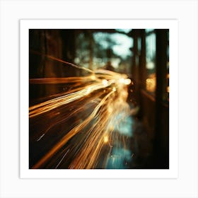 Blurred Light Art Print